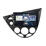 BXLIYER Android 14 Car Stereo For Ford Focus MK1 C170 / fiesta (1998-2005) Navigation - Wireless Carplay + Android Auto - 2G+32G - Rear Camera - IPS 9 Inch 2 Din - Steering Wheel WiFi DAB Fast-boot