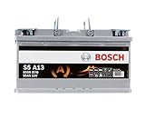 Bosch S5A13 - Car Battery - 95A/H - 850A - Agm Technology - Adapted for Vehicles with Start/Stop System
