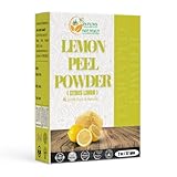 Herbs Botanica Lemon Peel Powder 100% Pure & Organic Dried Lemon Zest Powder for Cooking, Baking, Skin Care & DIY Beauty Natural in Resealable Pack 2 oz