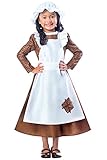 amscan (PLL (Fix 40/50) (9000648) Child Girls NEW Victorian Girl Costume (5-6yr) [Pre006]