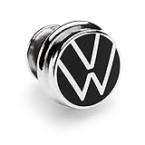 Volkswagen 000087000T Pin VW Logo Pin Badge Silver/Black