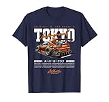 Cool Retro Vintage Japanese JDM Tokyo Japan Drift Race Car T-Shirt