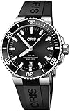 Oris Aquis Date Automatic Black Dial Mens Rubber Watch 01 733 7730 4134-07 4 24 64EB