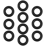 EMSea 10PCS Sewing Machine Bobbin Winder Rubber Ring Compatible with Singer 201K 99K 28K 66K Outer Diameter 28mm Inner Diameter 15mm Thickness 6.5mm Black