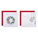 Hallmark Multipack Christmas Cards, Charity Cards, Pack of 16 in 2 Lucy Cromwell Classic Designs