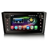 Erisin 7 inch 8-Core 4GB RAM 64GB ROM Android 14 Car Stereo Bluetooth Sat Nav for Toyota Avensis T25 Head Unit Support Apple CarPlay Android Auto GPS DSP DAB+ WIFI 4G DVR USB Radio TPMS DVB-T2