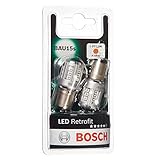 Bosch -PY21W (- 581) LED Retrofit Car Light Bulbs - 12 V 1 W BAU15s - 2 Bulbs