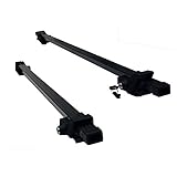 UKB4C Locking Car Roof Rack Cross Bars fits Cars with Raised Roof Rails
