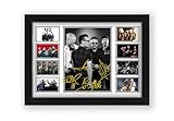 U2 Signed Poster Print - Limited Edition Autograph Fan Gift – Collectible Memorabilia Merchandise (Unframed A4 (30x21cm))