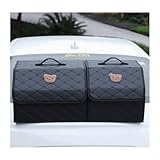 Car Boot Organiser for Twizy,Foldable Collapsible Car Boot Tidy Box with Cover,Leather Material Is Waterproof and Dustproof,2Pcs