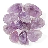 1.1lb Bulk Raw Amethyst Stone Rough Crystal-Natural Raw Stones Crystal for Tumbling, Cabbing, Fountain Rocks, Decoration,Polishing, Wire Wrapping, Wicca & Reiki Crystal Healing