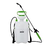 ANSIO® Garden Sprayer 5 litre Pressure Pump Action, Weed Killer,Water Pump Sprayer, Ideal with Pesticides, Insecticides, Fungicides.