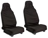 wlw ALFA 147 SELESPEED 01-06 Black Front Waterproof Nylon Car Seat Covers Protectors