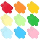 72pcs 6 Inch Floral Paper Cut Outs, Spring Paper Cut Outs, Colorful Flower Cutouts for School Classroom Bulletin Board Wall DIY Craft Decor, Assorted Color