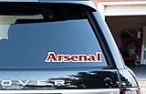 Arsenal North London Window/Bumper Stickers/Decals 2 Pack 8"