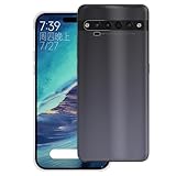 WUACYEAMING Case Compatible with TCL 10 Pro,Transparent Soft Bumper Phone Cover Clear Cases Shockproof TPU Silicone Bumpers Anti-Scratch Pattern-(transparent)