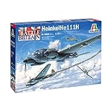 Italeri 1436S 1:72 Heinkel HE-111H-6, Faithful Replica, Model Making, Crafts, Hobbies, Gluing, Plastic Construction kit, Assembly