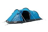 Vango Venture 250 Tunnel Tent [Amazon Exclusive] Separate Bedroom and Large Porch Living Area, River Blue