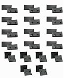 H-BOLT Bed Slat Holders/Bed Slat Clips - Complete Sets Available (60-64mm, 24 Side + 12 Center Rail Holders)