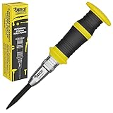 1 Piece SabreCut AHPSC01 Heavy Duty Automatic Spring Driven Centre Hole Punch with Adjustable Strike Force 60-140 Newtons Suitable for Metal Wood Plastic and Many Other Materials