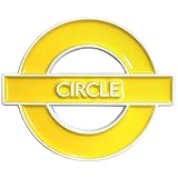 Pawprint Family | Circle Line Roundel Enamel Pin Badge | Transport for London Official Merchandise