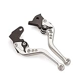 NICEDOLL CNC Clutch Brake Levers Compatible with R-oyal E-nfield H-imalayan 400CC 411CC 2017-2022 , Classic 350cc 500CC 2008-2020, T-hunderbird Bullet 350 X350, Scram 411 2023 Short Silver