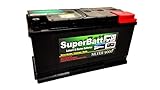 12V 110AH SuperBatt LM110 Deep Cycle Leisure Battery Caravan Motorhome Marine Boat