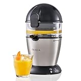 Fridja f900 Automatic Citrus Juicer Machine – Premium One-Button Operation, No Spills or Splashes, Easy Clean, Stainless Steel, 50W, 400ml – Fresh Grapefruit Orange & Juice Squeezer [Energy Class A+]