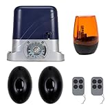 PNI AP800D gate Automation kit, Motor, photocells, Remote Control, lamp, Sliding gate 230V, 1100 N and 800KG