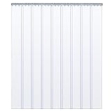 Industrial PVC Strip Curtain 1.5mm Thick Clear 0.753m Wide x 1.53m Long Ideal for Freezers Refrigerators Butcher ShopsVersatile Durable Easy to Install