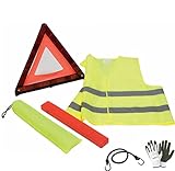 COMPATIBLE WITH TOYOTA RAV4 KIT FOR CAR MOTORCYCLE TRUCK CAMPER VAN - EMERGENCY TRIANGLE + FLUO JACKET + CASE FOR ROAD VEHICLES SOS APPROVED ?