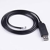 Suamdoen Meade LX200 Telescope Control Cable, 3.2ft USB to RJ11, CP2102 Chip, DIY, Outdoor, PC Compatible