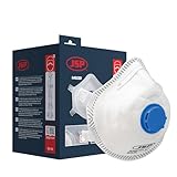 JSP M632 FFP3moulded Disposable Dustmask (Box of 10) One Size suitable for Construction, DIY, Industrial, Sanding, dust protection 99 Percent particle filtration Conforms and Complies to EN 149