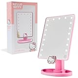 Hello Kitty Vanity Mirror with Trinket Tray LED Touch Screen Light Up Portable Beauty Makeup Mirror for Girls Teens Women Cute Kawaii Gifts