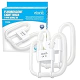 Set Of 2 Fluorescent Light Bulb - 28w 2 Pin Slim Compact Design | High Efficiency Energy Saving Lamp | 10,000 Hours Max Lifetime | Home, Office, Bathroom, Garage, Shed - 2-Pin White GR8 3500k 28 Watt