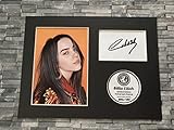 Havoc - Billie Eilish Limited Edition Signed Autograph Display - 8x6 Inches - Fully Mounted - V3 - Orange