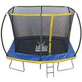 ZERO GRAVITY Ultima 5 Rectangular Barrel Trampoline in 3 Sizes. High Specification with Safety Enclosure Netting and Ladder (15ft x 10ft Barrel)