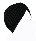 NYFASHION101 Women's One Size Classic Turban Headband MK5016-Black