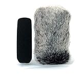 13cm Furry MIC Windshield Windscreen Compatible for Sony ECM-XM1 CG1 NV1 PS1 HVR HD1000U HXR-MC2000E MC2500 XLR-A2M K1M K2M CG50BP Audio-Technica AT875R Camcorder Microphone