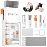 Keyboard Cleaner Laptop Cleaning Kit, All-in-One Keyboard Cleaning Kit, Laptop Cleaner Tool for MacBook iPad iPhone Computer, Portable Electronics Brush Tool for Tablet PC Camera Lens Earbuds Monitor