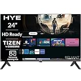 HYE Smart 24 Inch TV with Samsung Tizen OS & Gaming Hub & Streaming Apps, Frameless Design, Built-in Wifi & Bluetooth, 3 HDMI & 2 USB, – HD Ready Smart TV for Any Room – 24HDS1008 [2025]