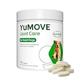 YuMOVE Joint Supplement for Dogs, Essential Dog Hip and Joint Support for Adult Dogs with Glucosamine, Chondroitin, Green Lipped Mussel, Aged 6 to 8, 120 Tablets
