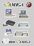 TAR Amiga Computer Stickers - Retro Collectable - A1000, A500, A600, CD-32 & More