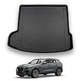 NOMAD Jaguar F-Pace (2016-2020) Boot Liner Premium Tailored Fit Car Floor Mat Protector Easy Install Non Slip Thermoplastic Waterproof Dog & Pet Friendly Raised Edges Compatible Custom Fit Accessory