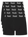 French Connection FCUK - Mens 'FCUK1' Boxer Shorts 5 Pack Cotton Stretch Boxers, Classic Fit (Medium)