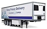 TAMIYA 56319 300156319 Refrigerated Semitrailer 1:14 3-Axis Refrigerated Trailer Assembly Kit RC Truck Remote Control Truck Truck Truck Construction Toy Model Making Crafts 310mm