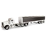 TOMY Games Ertl Big Farm Peterbilt Model 367 Vehicle With Grain Trailer