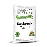 Bordermix Top Soil 30L Enriched with Horse & Chicken Manure (Mushroom Compost) - Can be used in Beds & Borders as a Conditioner or Mulch - By Jamieson Brothers