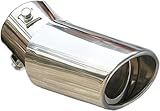 WzFacai6 High-Performance Stainless Steel Car Exhaust Tip for Peugeot 206 207 307 308 406 407 408 508 2008 3008 Enhances Exhaust Sound Aesthetic Appeal