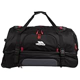 Trespass 100L Trolley Duffel Bag Fero - Wheeled Travel Duffel Bag, Holiday Luggage Bag, Roller Holdall with Wheels, Carry Handle & Pull Handle Trolley Luggage